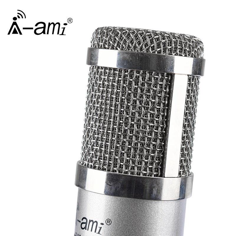 Bộ Mic thu âm BM900 Ami sound card k600 dây livestream MA2 chân kẹp màng lọc sound card k600 có autu tune và bluetooth