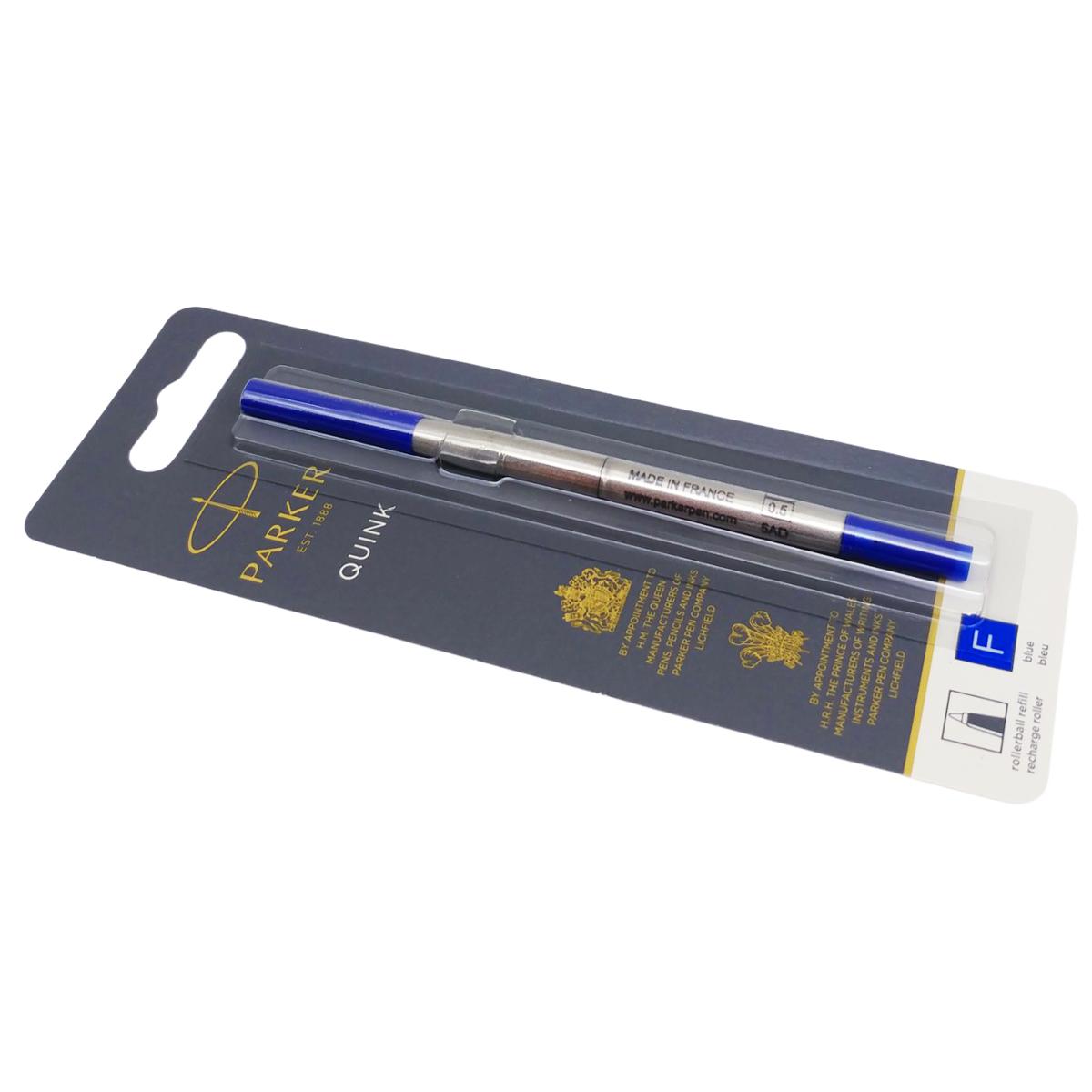 Ruột Bút Lông Bi F BL1 0.5 mm - Parker 1950322 - Mực Xanh