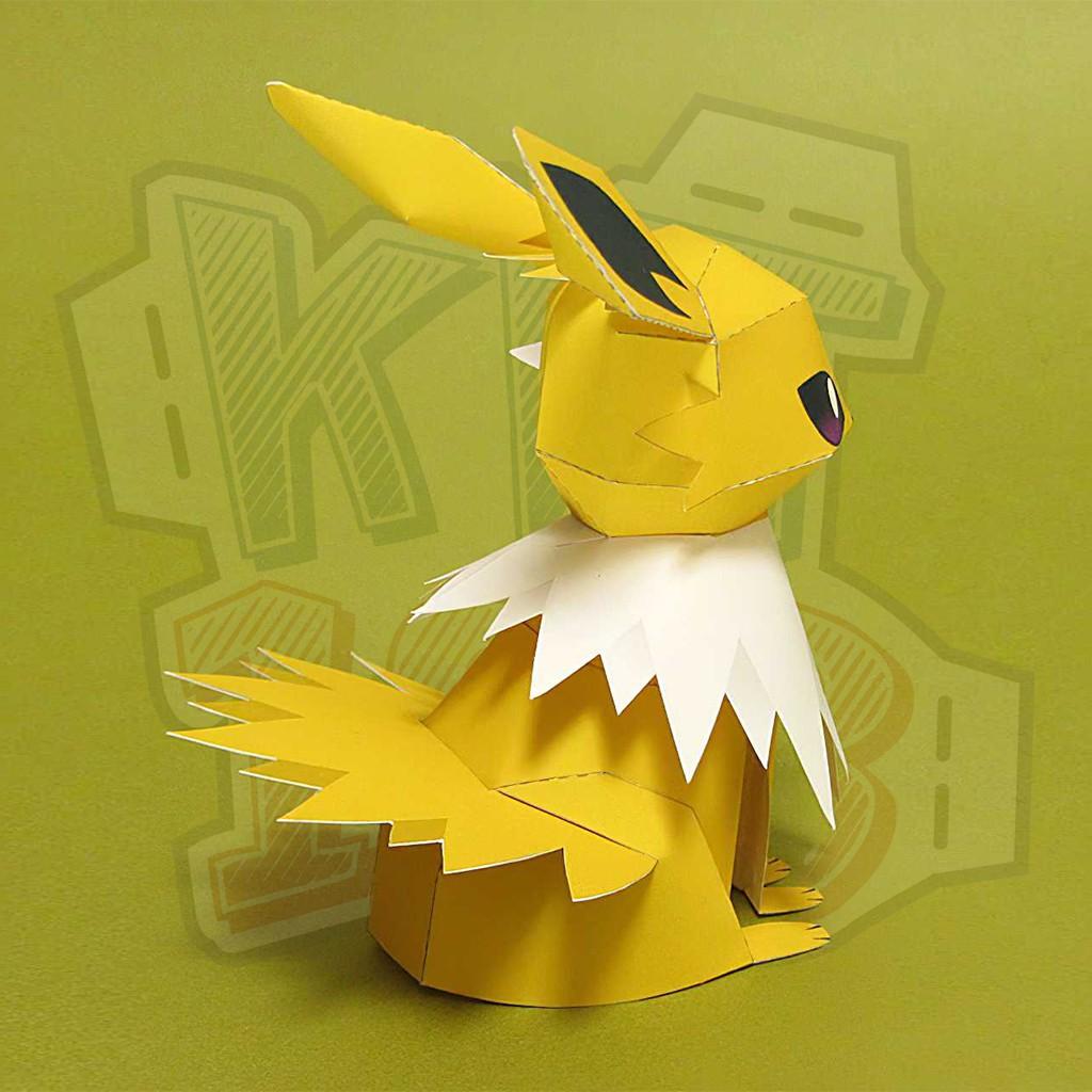 Mô hình giấy Pokemon Jolteon ver 2