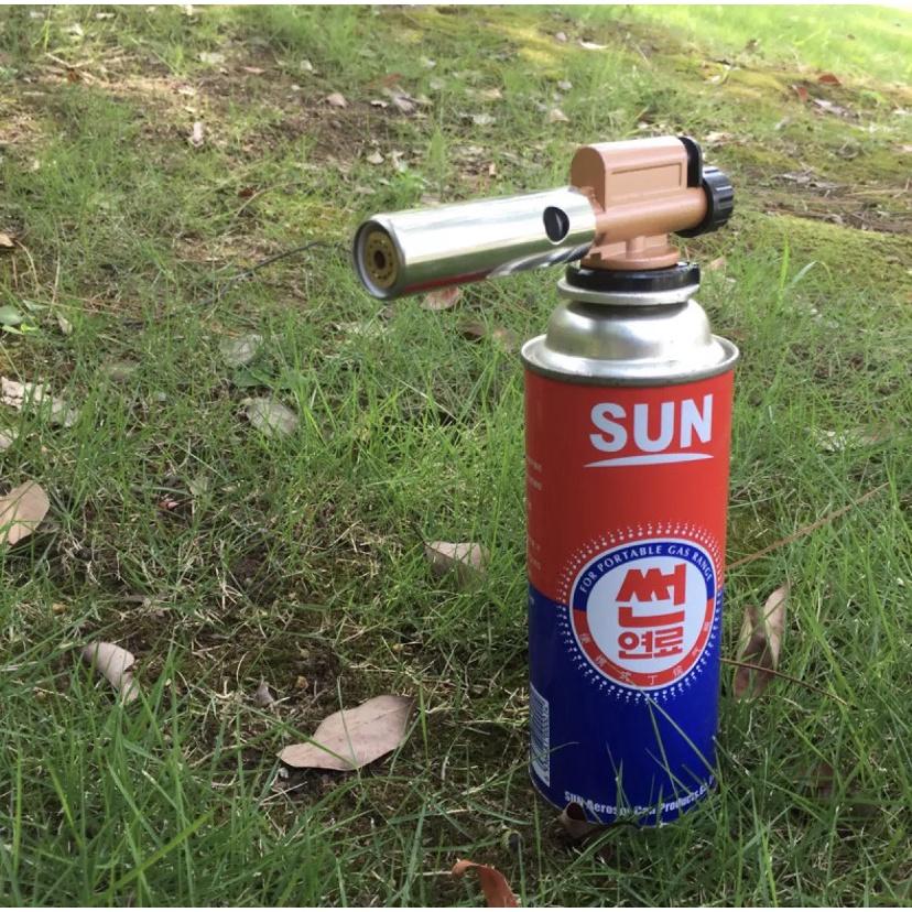 Đèn Khò Gas Cầm Tay Ống Đồng Hàng Cao Cấp Đánh Lửa Tự Động Có Núm Điều Chỉnh Nhiệt 1300 Độ C