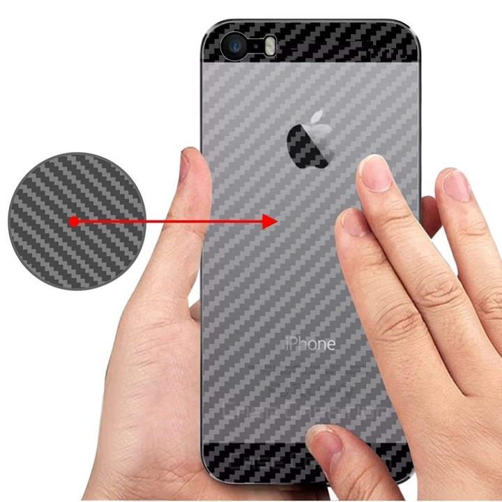 Miếng Dán Lưng Chống Trầy cho iPhone 5s Vân Carbon