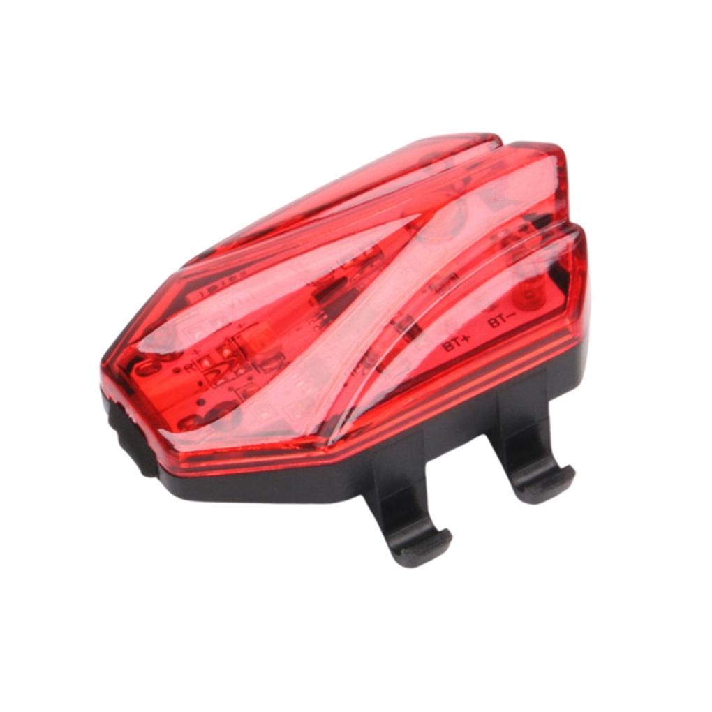 Bicycle LED Taillight Portable Rechargeable Plastic IPX4 Waterproof Bright Tail Light Multi-mode Warning Lamp