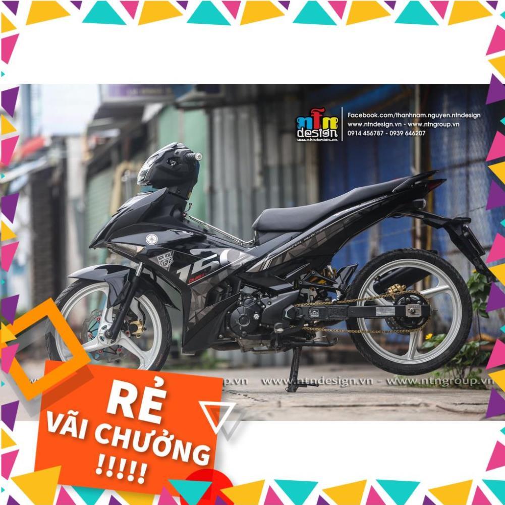 Tem Rời Exciter 150 Mẫu Y15ZR Xám Đen