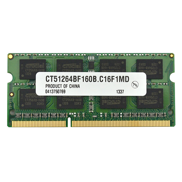 RAM Laptop Crucial 4GB DDR3L Bus 1600MHz - Hàng Nhập Khẩu