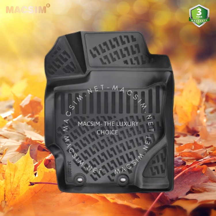 Thảm lót sàn ô tô nhựa TPU Silicon Toyota Yaris third generation 2013-2020 Nhãn hiệu Macsim