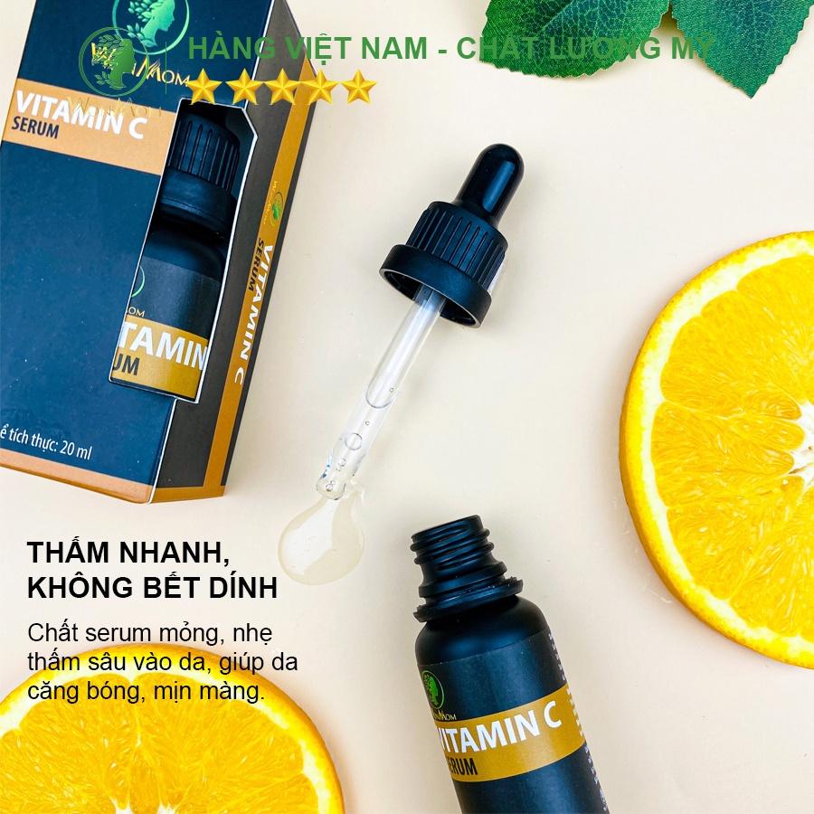 Serum Vitamin C Giúp Trắng Hồng, Tái Tạo Da Mặt Wonmom 20ml