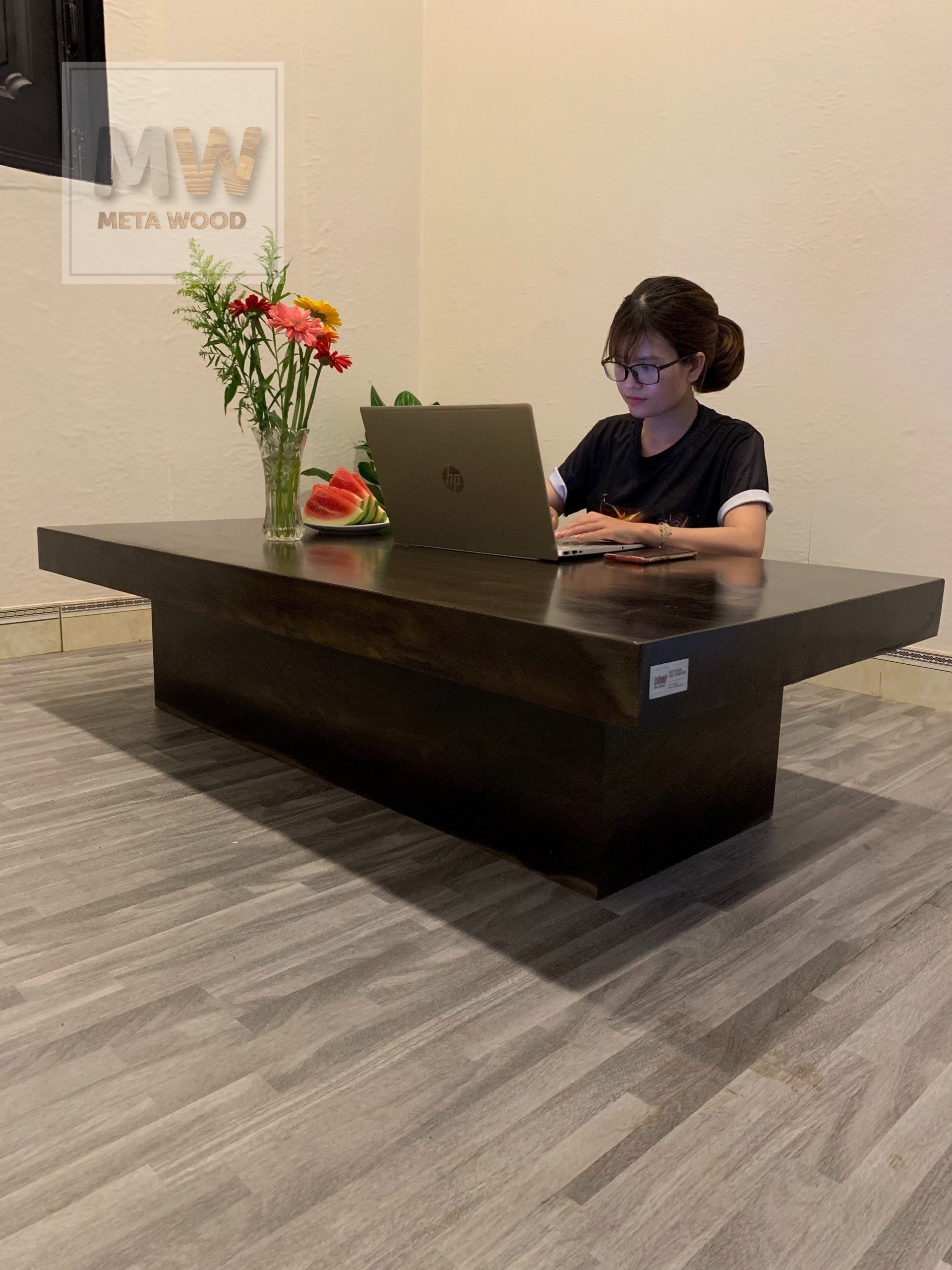 Bàn trà - bàn sofa gỗ muồng đen