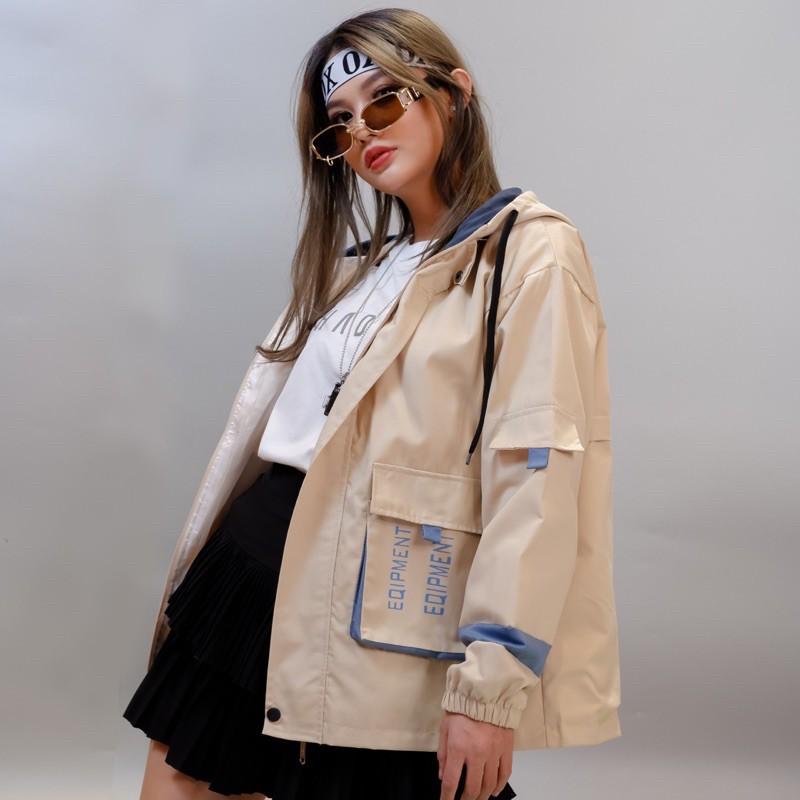 Áo Khoác KaKi 059 in EQIPMENT Bomber Jackets 2 Lớp Hàng Unisex