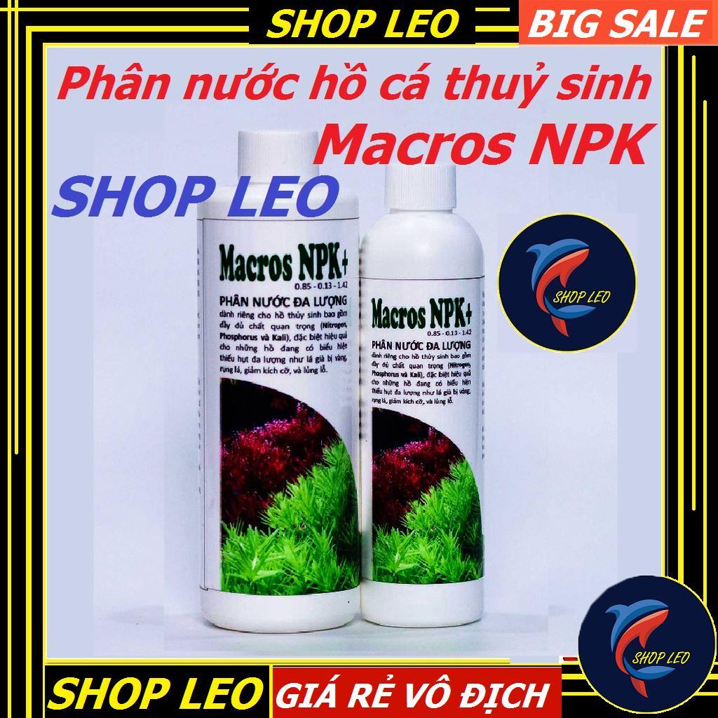 Phân nước hồ cá thuỷ sinh Macros NPK - Phân Nước Đa Lượng Cho Bể Thuỷ Sinh - Phụ kiện thủy sinh - shopleo