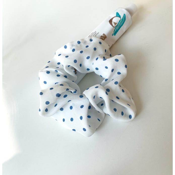 Set 2 dây cột tóc, dây đeo tay vải scrunchies Họa tiết xinh retro xinh xắn đáng yêu PK05