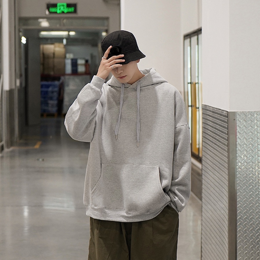 Áo nỉ MonsterX Hoodie trơn đủ màu form rộng unisex