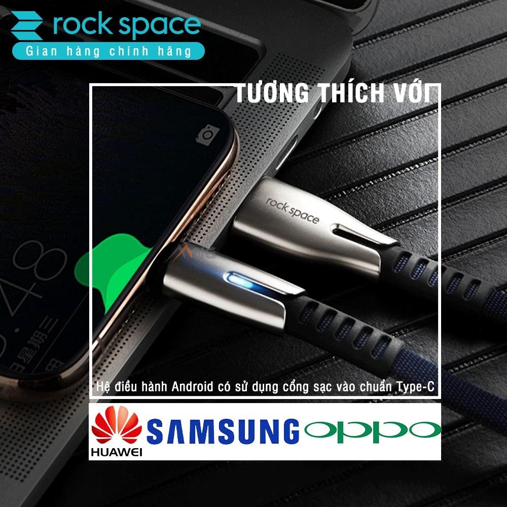 Dây Sạc Rockspace M2 cổng TypeC dành cho điện thoại android - Hàng chính hãng bảo hành 1 năm