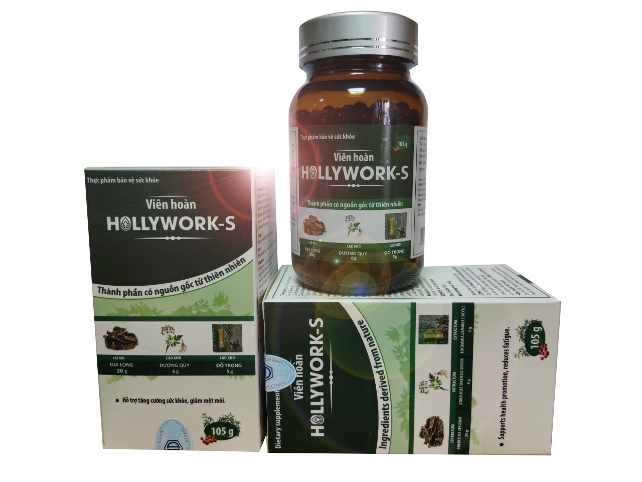 Viên hoàn Hollywork - nguyên liệu quý tăng sức đề kháng đẩy lùi Covid