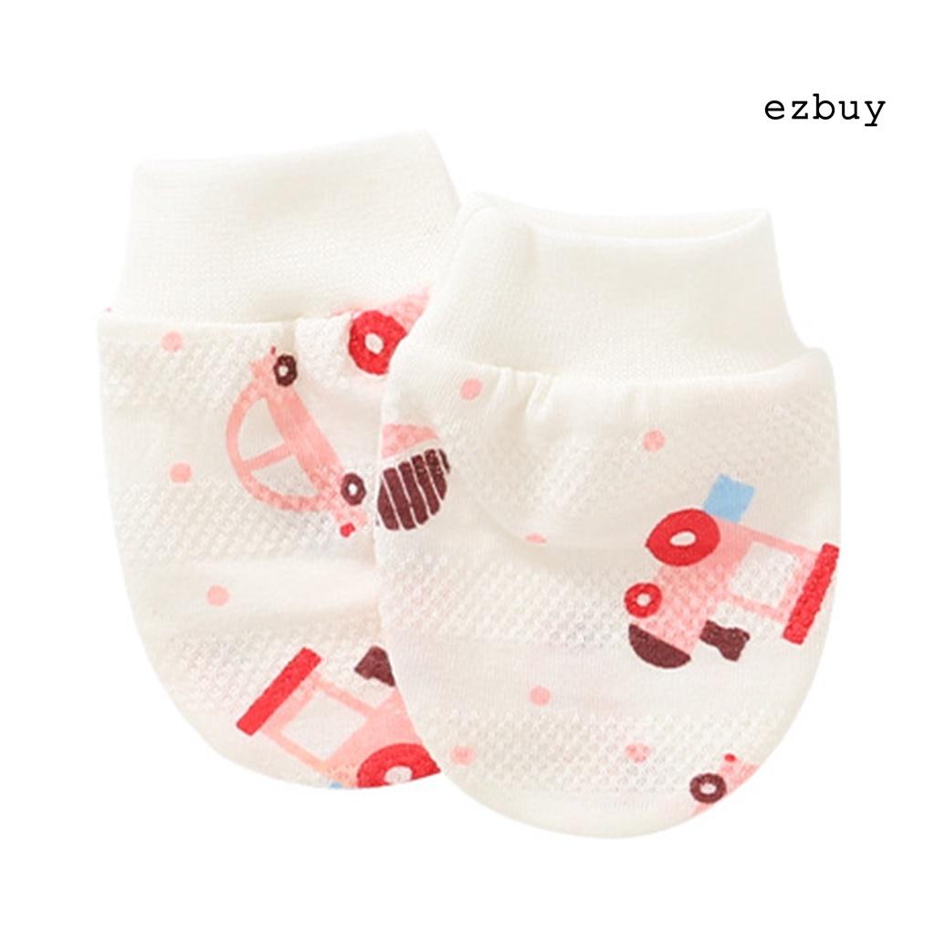 Vớ cotton bảo vệ tay chống trầy xước cho bé sơ sinh