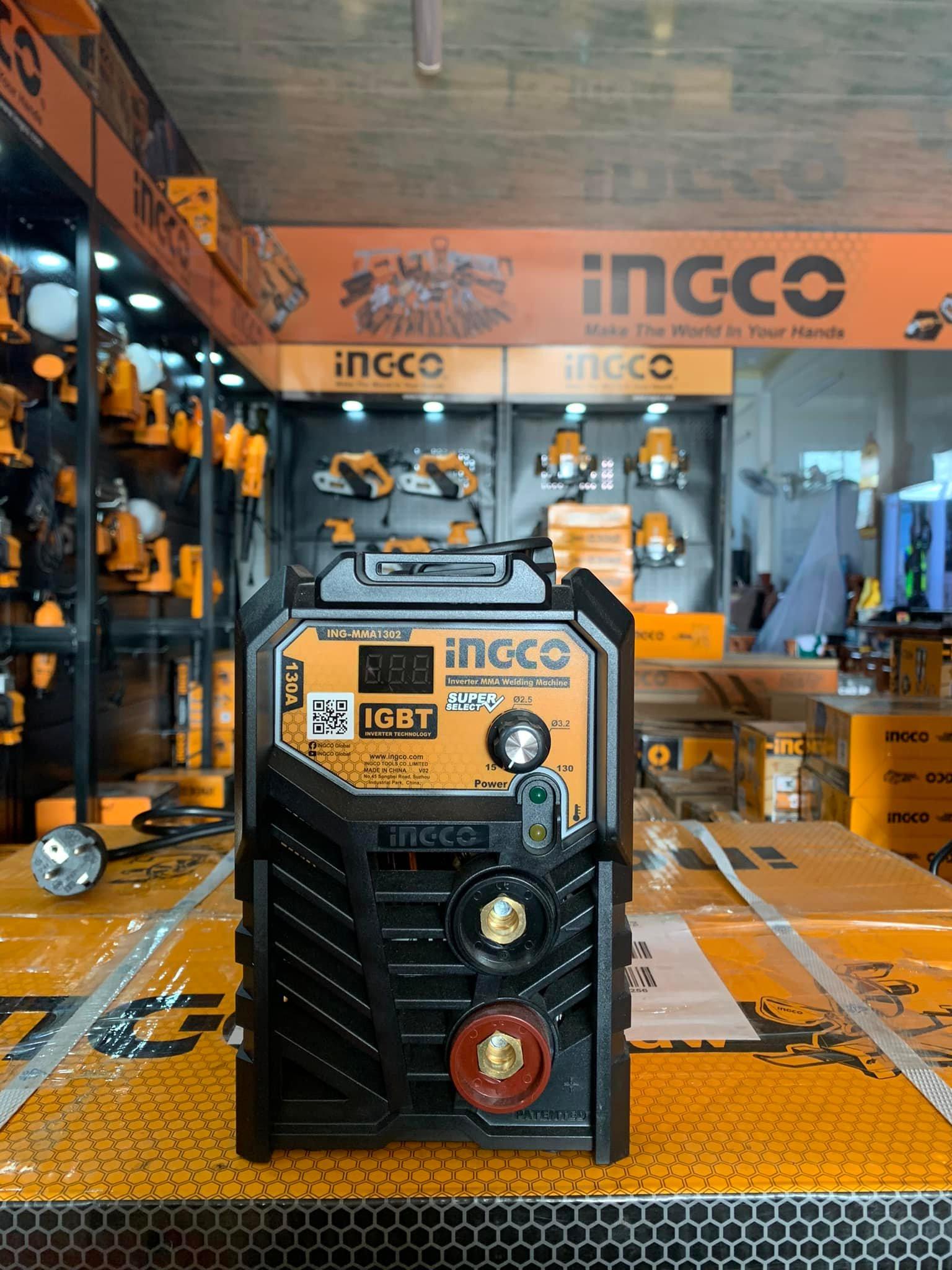 MÁY HÀN QUE ĐIỆN TỬ 130A INGCO ING-MMA1302 - HÀNG CHÍNH HÃNG
