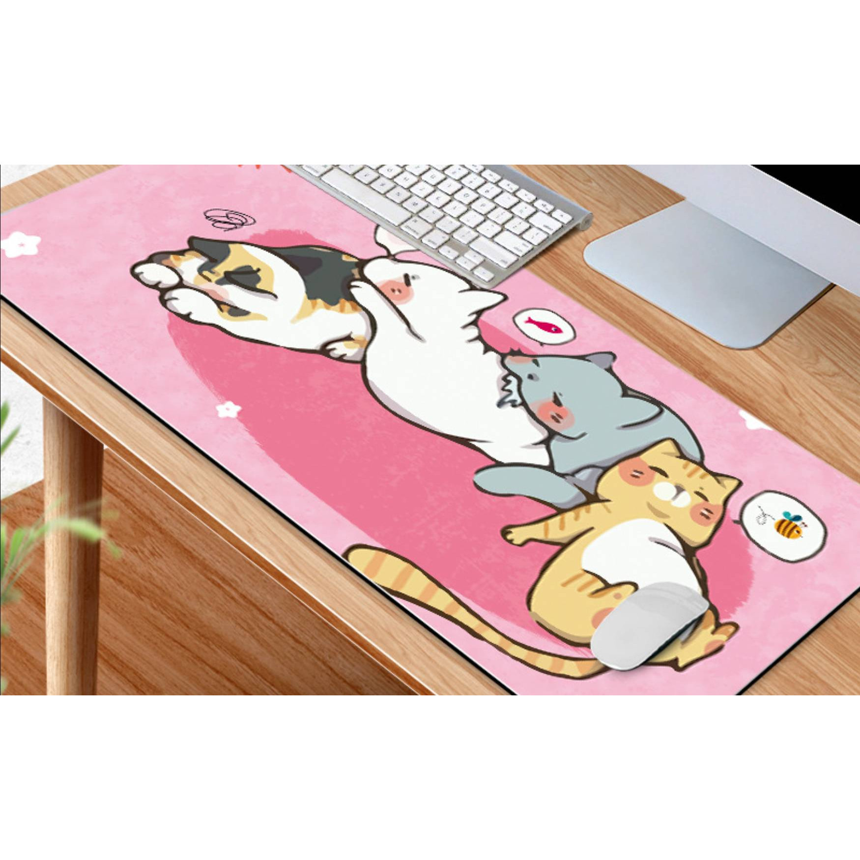 Bàn di chuột, miếng lót chuột, mouse pad size 80x30, 90x40 (mẫu mới)