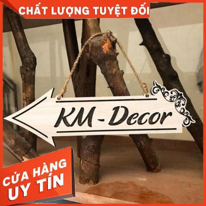 Bảng Hiệu Gỗ Tên Shop sử dụng trang trí chụp ảnh bán hàng Onlne