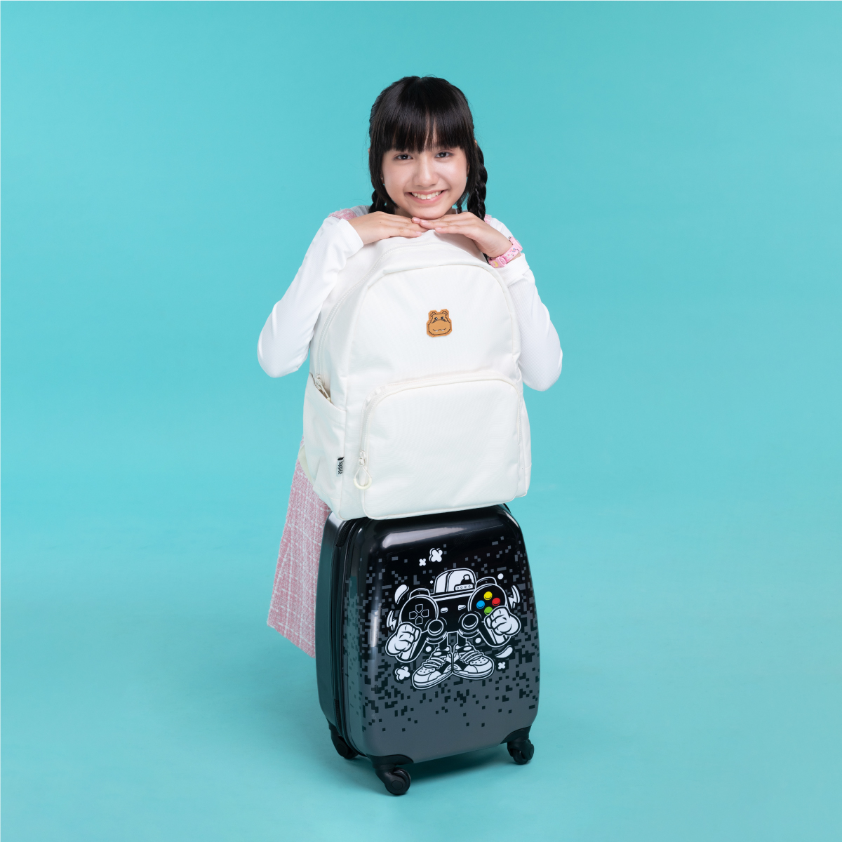 Ba Lô Mono Thời Trang Ivory Clever Hippo BMONO/IVORY