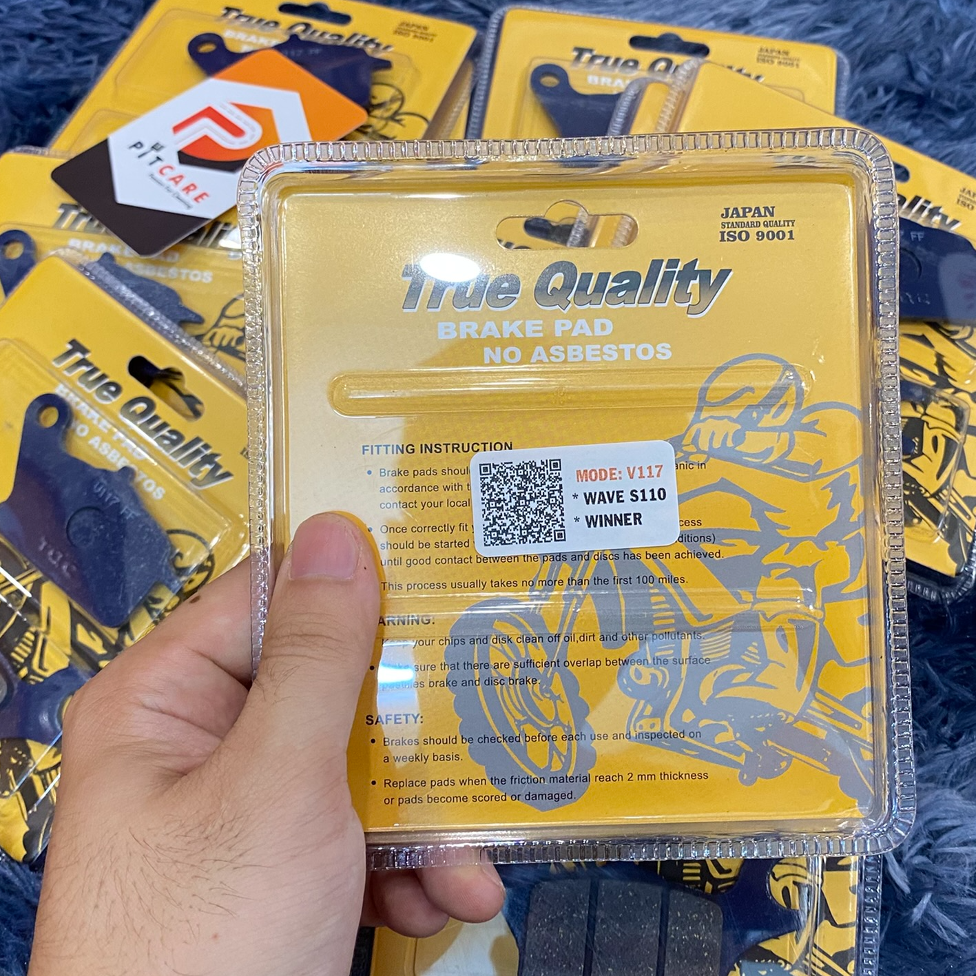 Bố Thắng Trước Winner Wave 110 True Quality V117