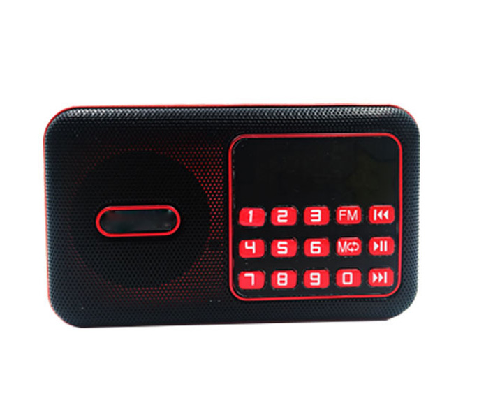 Loa nghe nhạc mini kiêm đài radio C-859 hỗ trợ thẻ nhớ, usb, jack 3.5 (màu ngẫu nhiên)