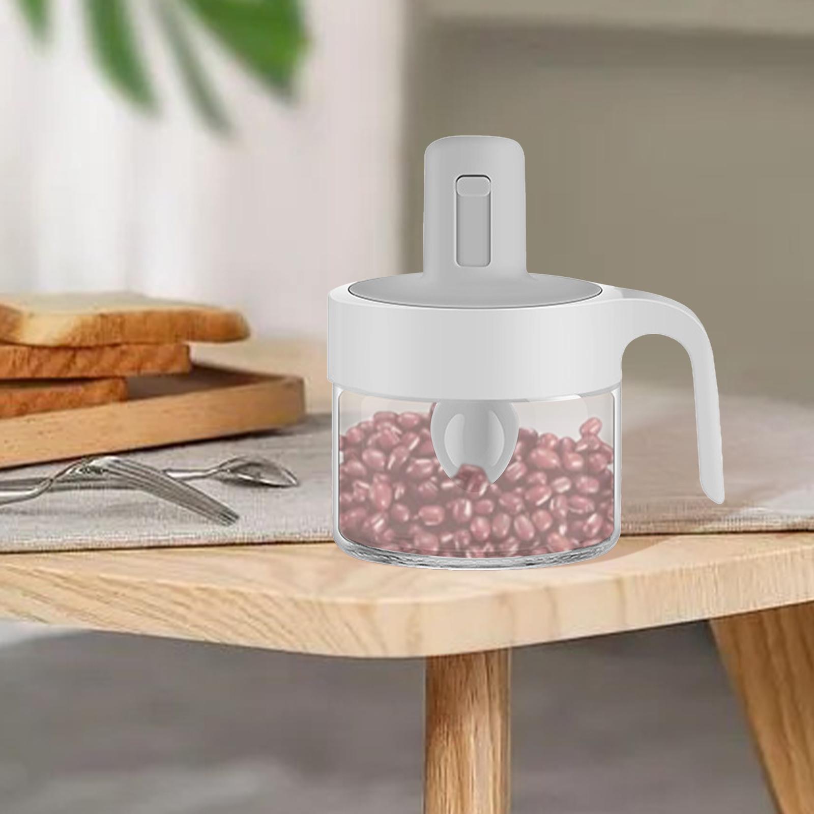 Household Seasoning Jar with Lids Spoon Spice Bottle, for Pepper Seasoning Spice