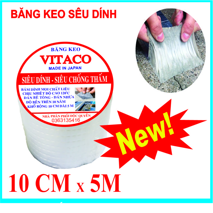 Băng Keo chống Thấm cao cấp đa năng siêu dính mọi chất liệu