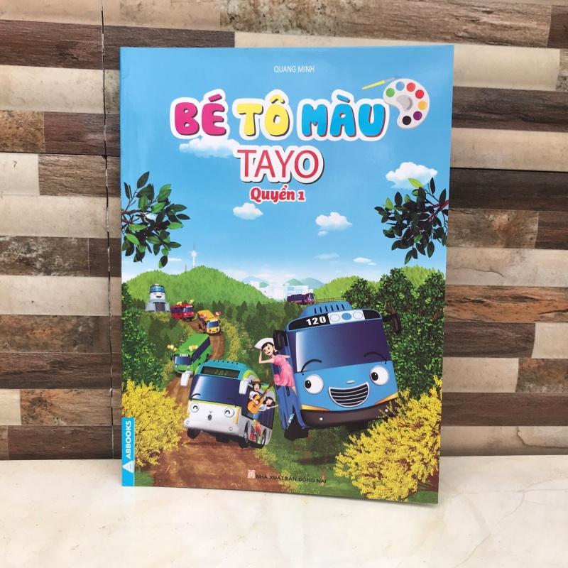 set 4 tập tô màu TAYO