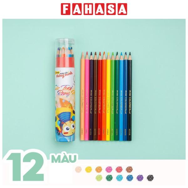 Hộp 12 Bút Chì Màu Kèm Chuốt Chì - Thiên Long CPC-C020