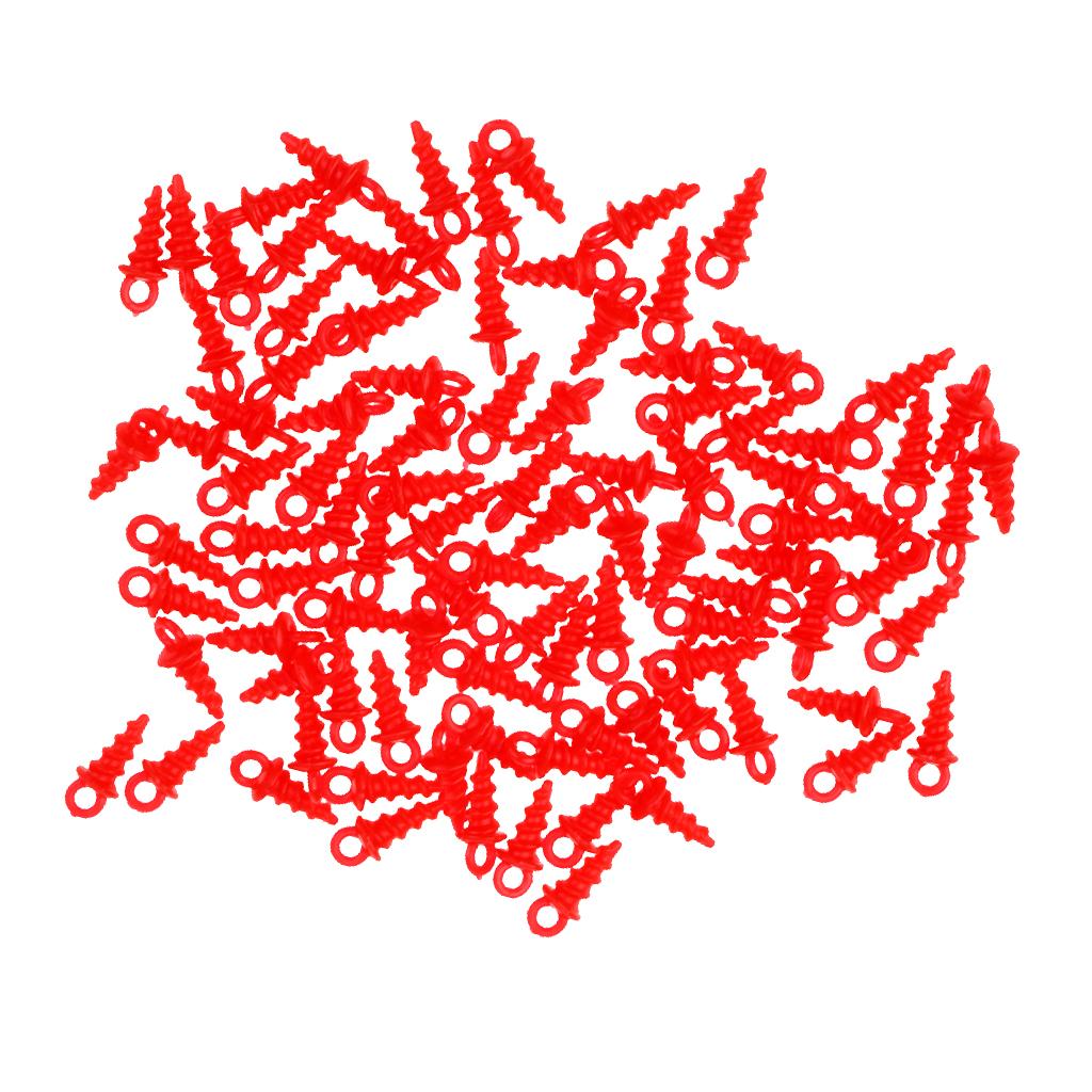 100pcs Bait Screws Pop Up Pegs / Screws Carp Fishing Chod Rigs
