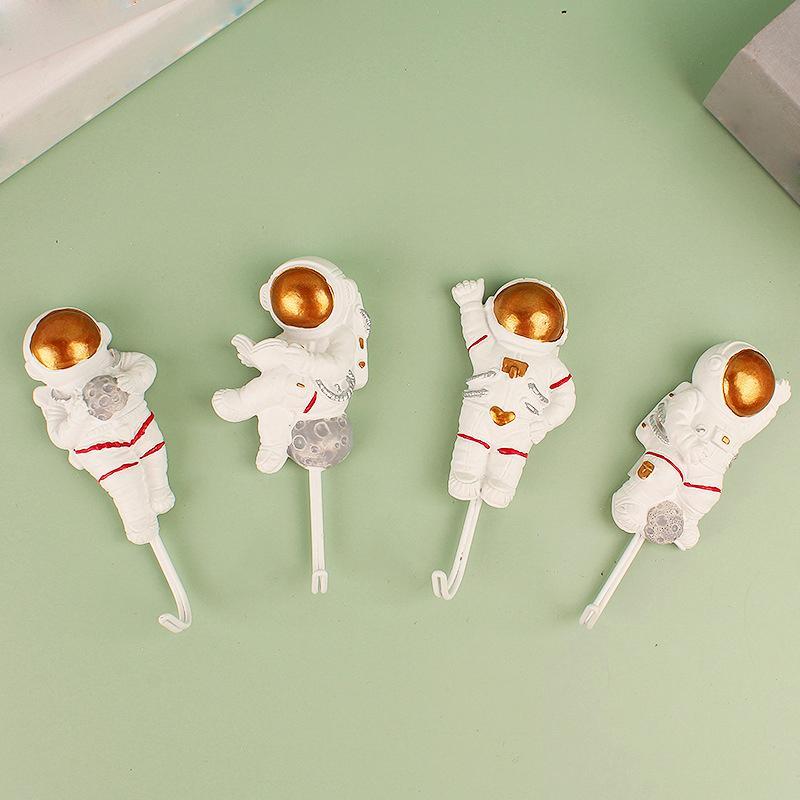 3pcs Resin Wall Hooks Clothes Hanger Wall Mounted Rack for Hat Kitchen