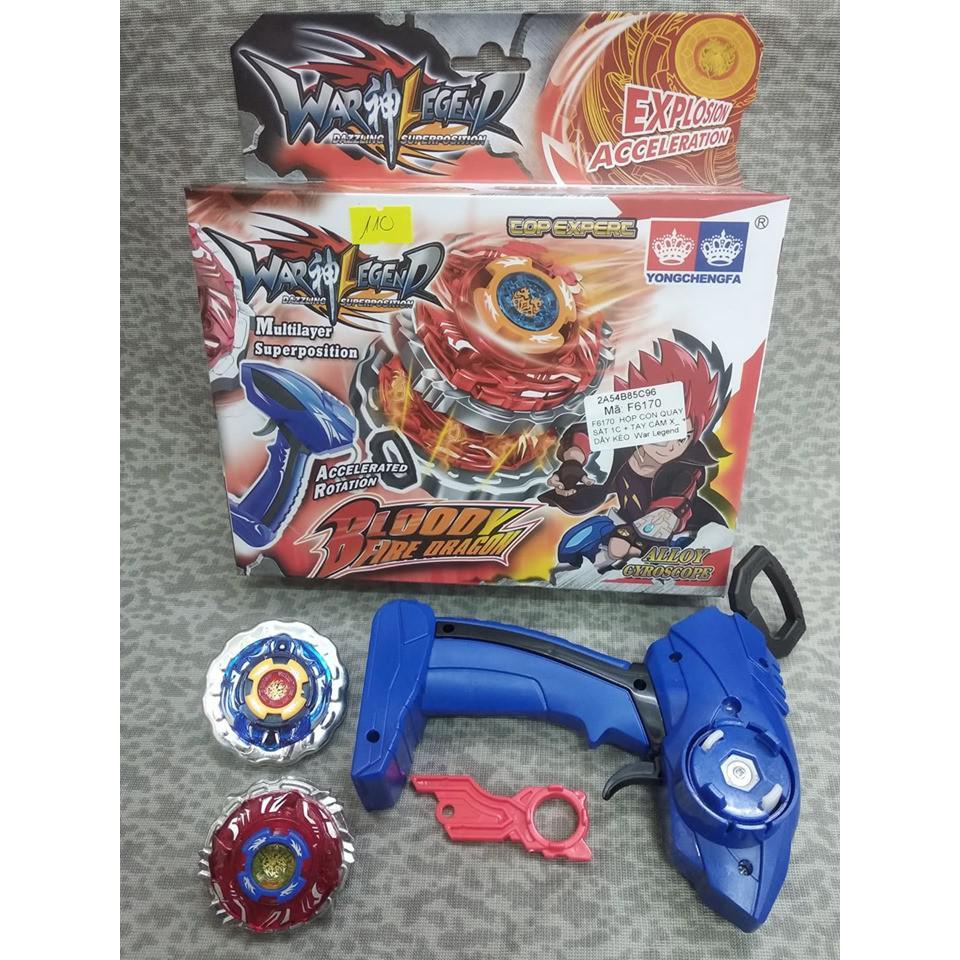 Bộ 2 Con Quay Vô Cực BEYBLADE Kèm Tay Cầm Gia Tốc ( hàng sẵn