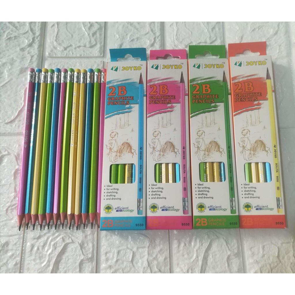 Bút Chì Gỗ 2B Grayphite Pencils Joyko 9550