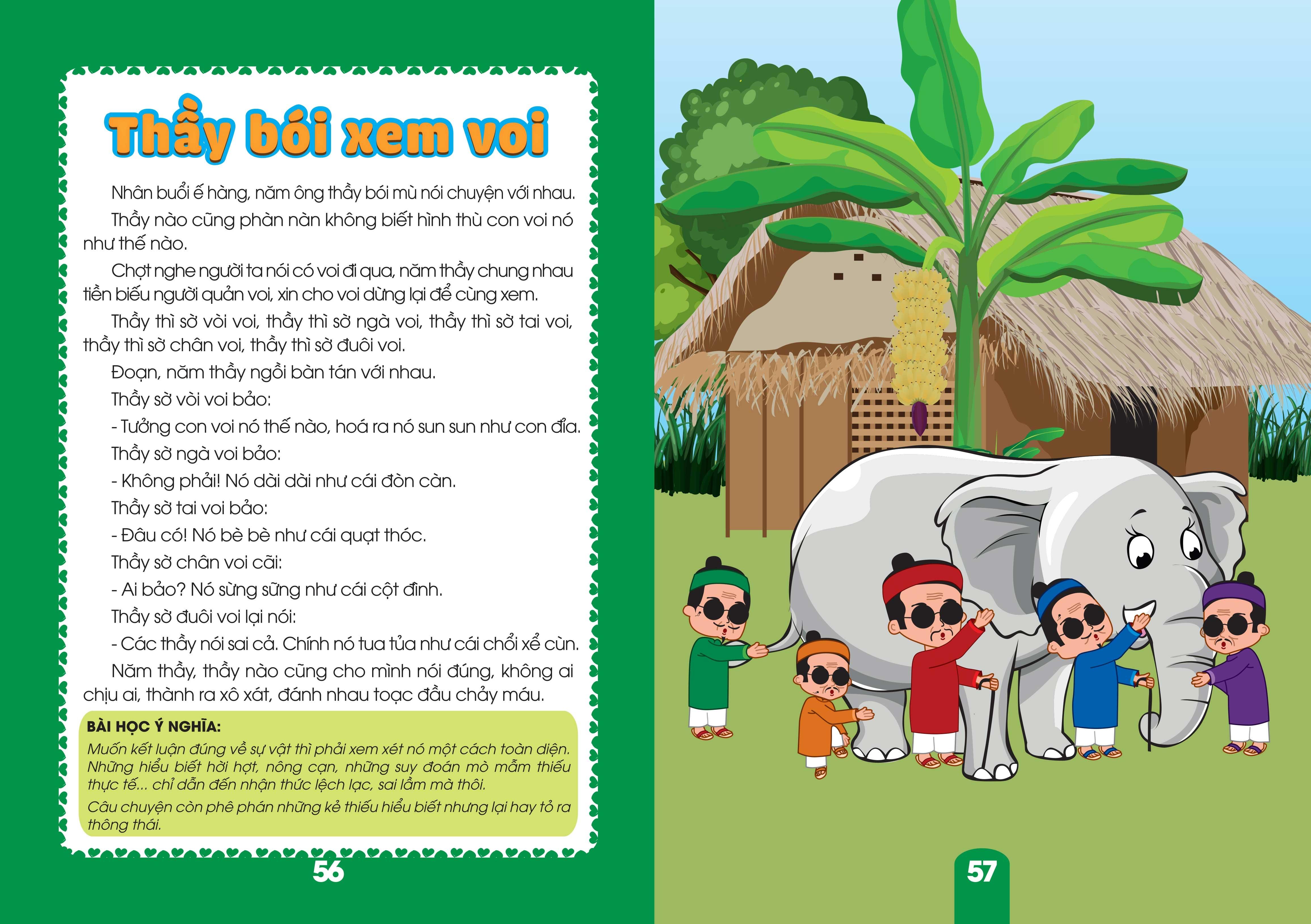Sách Cho Bé Học Chữ - Truyện Ngụ Ngôn Và Câu Hỏi Thực Hành Ý Nghĩa - Tập 2