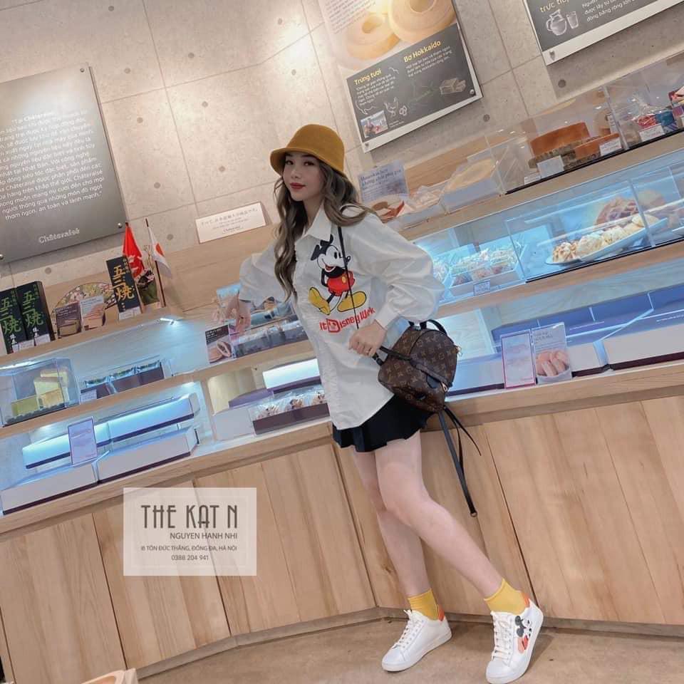 Sơ mi trắng Mickeyy siêu xinh