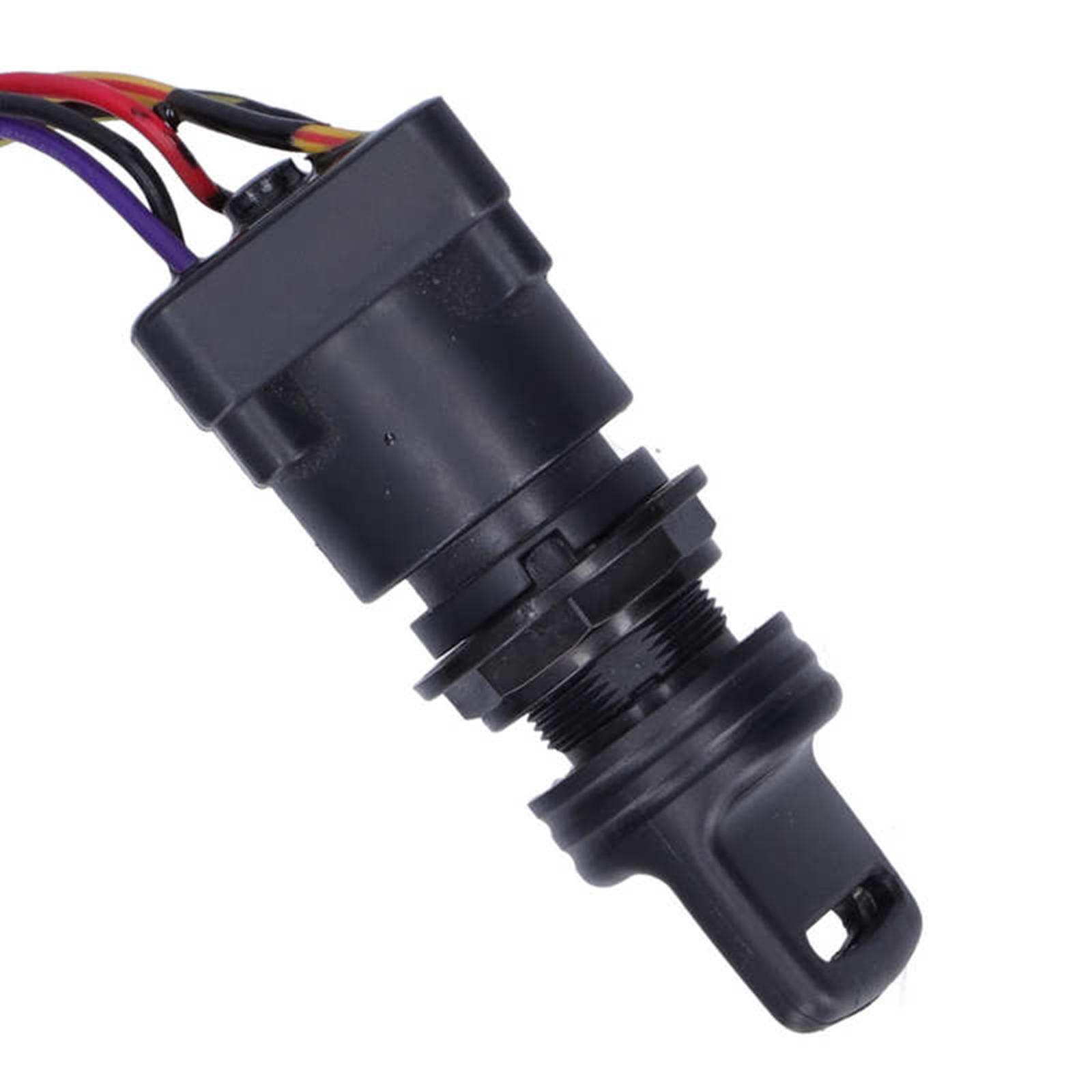 High Performance Boat Ignition Switch with Key Durable 893353A03 for Outboard Motor Control Box Replacement Boat Accessories Refitting