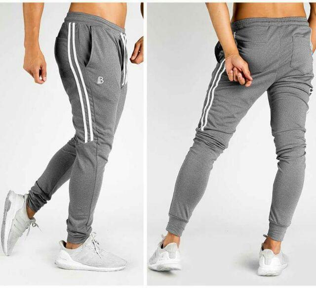 Quần Gym Jogger xám đen