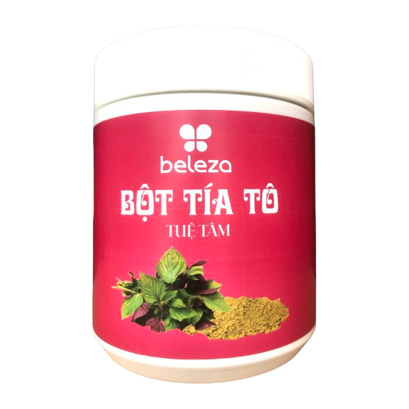 Bột Tía Tô BELEZA 300 gram - Sản phẩm của nông trại sạch vùng cao, quy trình khép kín từ trồng trọt, thu hoạch đến chế biến