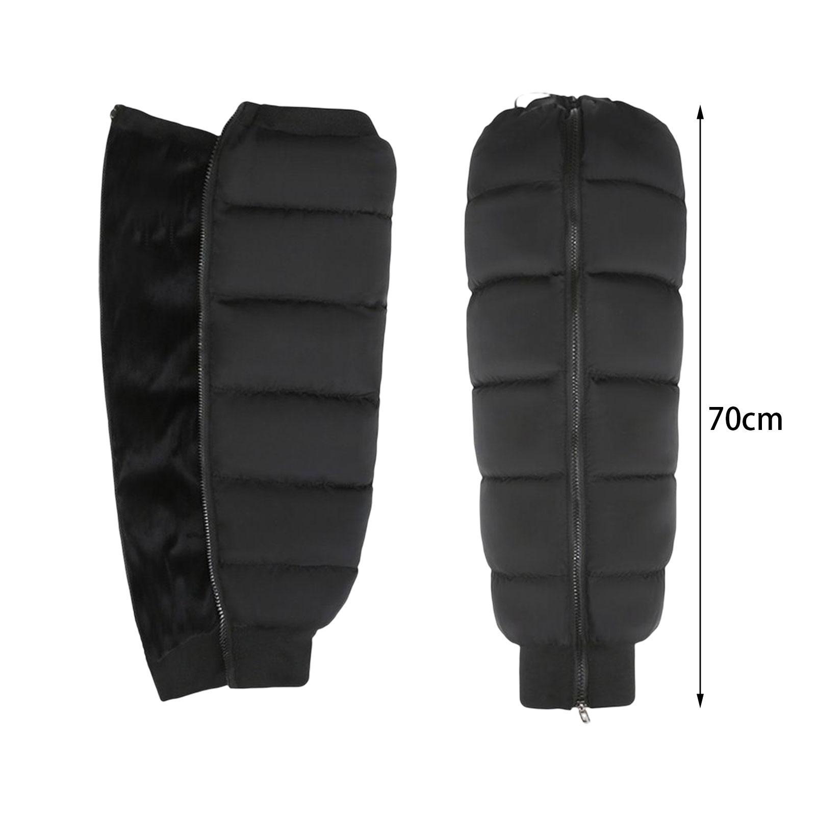 1 Pair Winter Cycling Knee Pads Leg Sleeve Leggings Warmer Unisex for Skiing