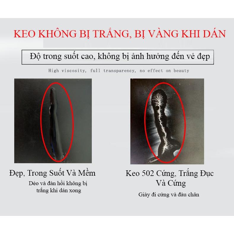 Keo dán giày nhiệt super glue ximo 100ml siêu dính cao cấp, chống nước tốt , trong suốt dễ sử dụng