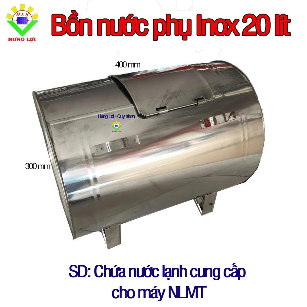 Bồn nước phụ inox 304 20 lít dành cho máy nước nóng năng lượng mặt trời