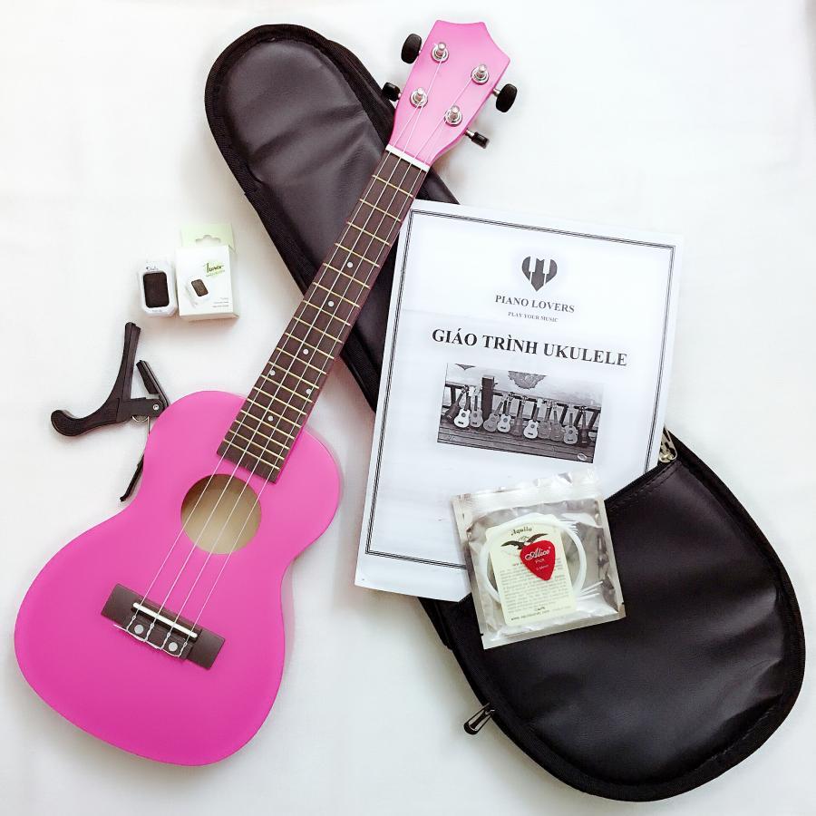 Combo khuyến mãi đặc biệt khi mua đàn Ukulele Concert TL cao cấp - Mua 1 tặng 7