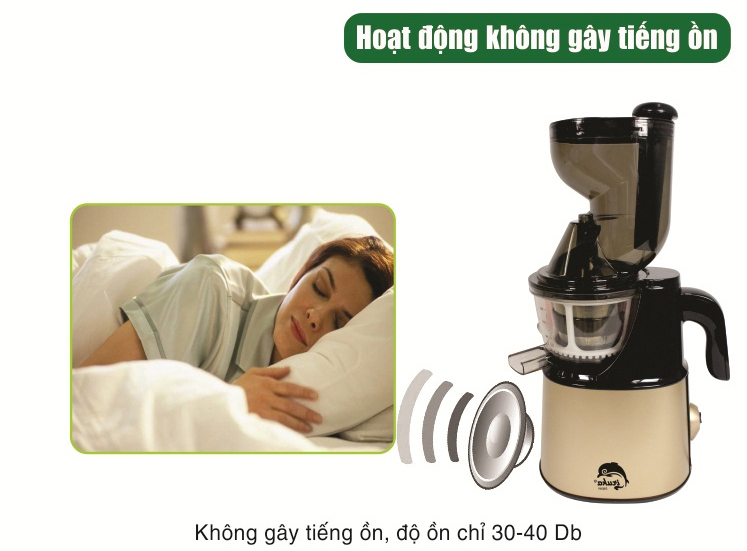 Máy Ép Trái Cây Tốc Độ Chậm Nguyên Trái Iruka I-52 - Hàng chính hãng