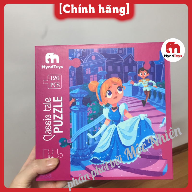 Đồ Chơi Xếp Hình MyndToys Classic Tale Puzzle Cinderella - Cô bé Lọ Lem Dành Cho Bé GáiTrên 4 Tuổi
