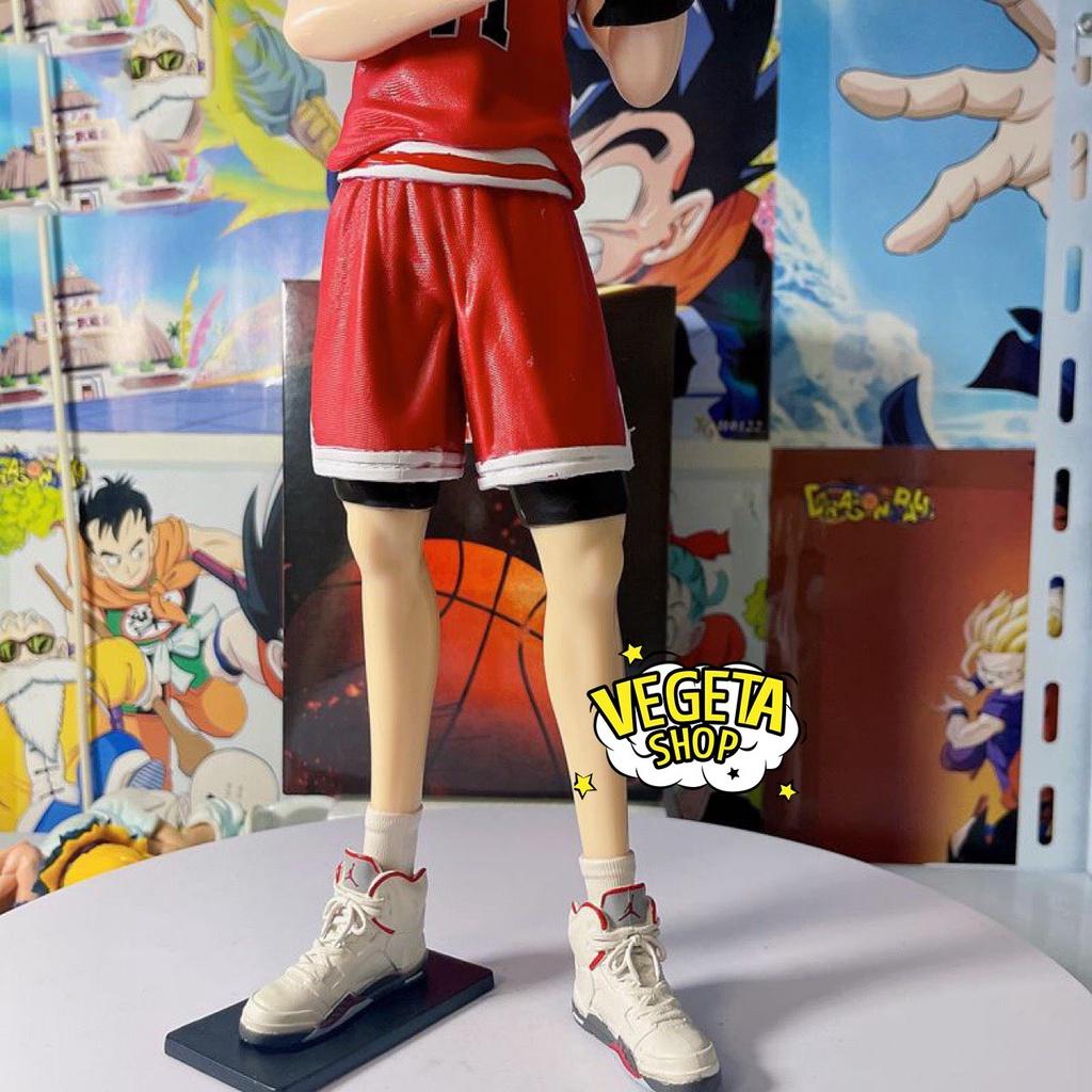 Mô hình Slam Dunk - Mô hình nhân vật Rukawa Kaede Anime Slam Dunk - Đồng phục Shohoku - Full box - Cao 31cm