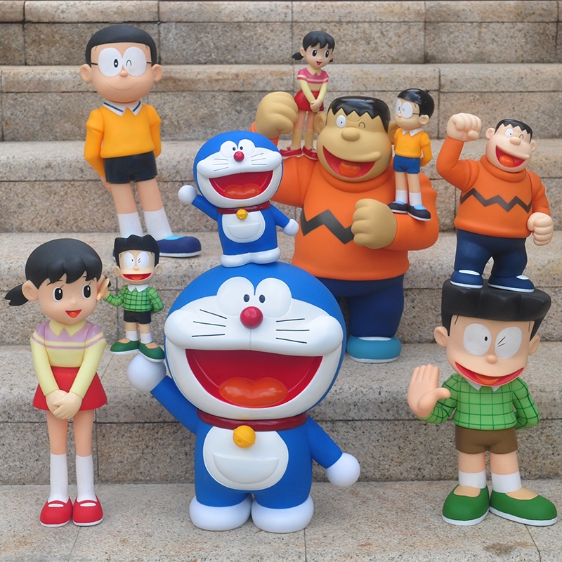 Mô hình doremon nobita chaien xeko siêu đẹp