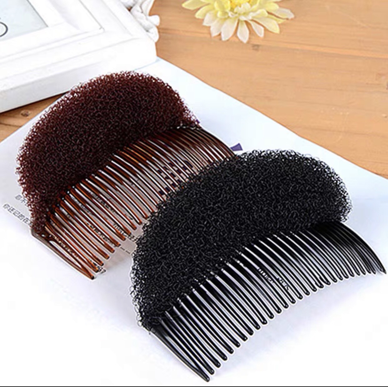 1 Dụng Cụ Kẹp Xược Độn phồng Tóc Mái, Búi Tóc Mái