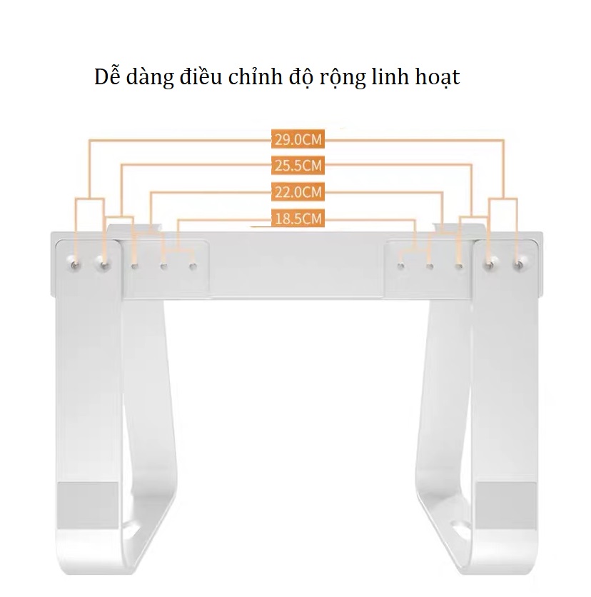 Đế nâng cao laptop stand hợp kim nhôm có thể chỉnh độ rộng X2 Vu Studio - Hàng chính hãng