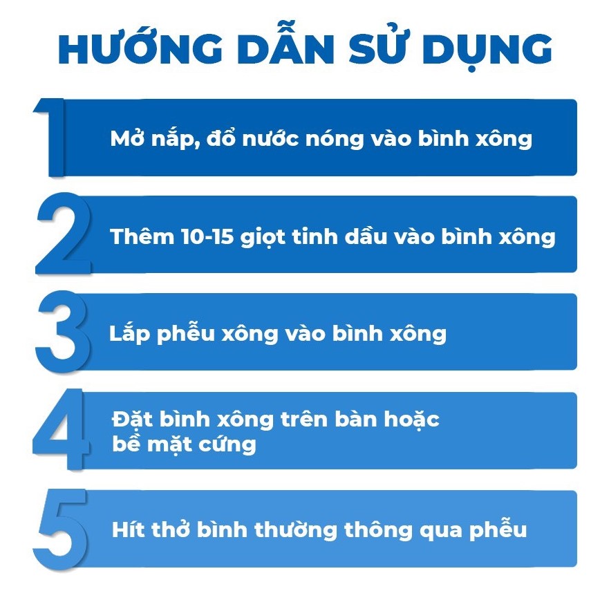 Bình xông mũi, xông tinh dầu – Làm sạch và thông đường hô hấp - hộp 350ml