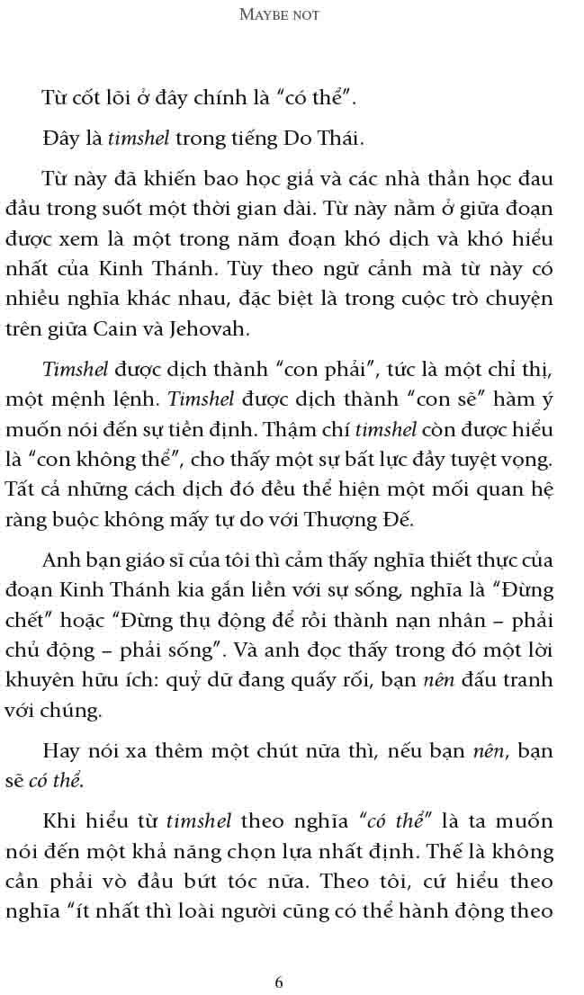 Có Thể Có - Có Thể Không (Tái Bản Từ Quyển: Nội Tâm Bí Ẩn)