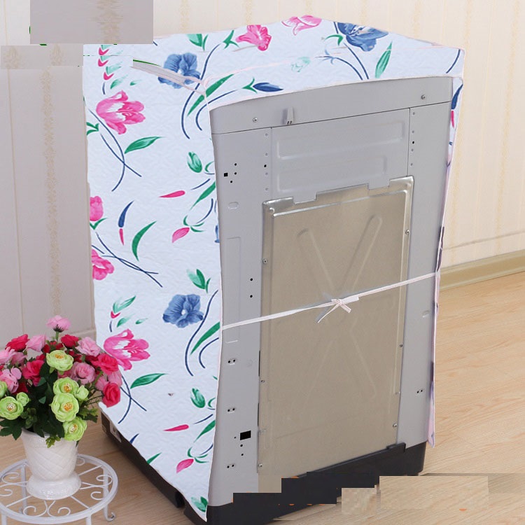 Áo trùm máy giặt 9kg - 10kg - vải PEVA 2 lớp - cửa trên- kích thước 61x64x90cm